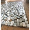 Rosewood Bath and Floor Runner White - Hip-o Modern Living: Geometric Woven Wood, Recycled Rubber Backing - 2 of 4