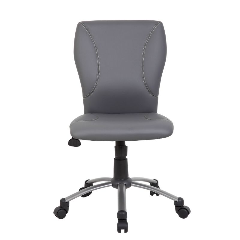 Tiffany CaressoftPlus Chair Gray - Boss Office Products, 4 of 10