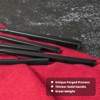 Itopfox 45-Piece Forged Stainless Steel Flatware Set with Utensil-Serving Set, Silverware for 8, Matte Satin Finish, Dishwasher Safe - 2 of 4