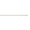 Black Bow Jewelry 3mm 14k Yellow Gold Hollow Open D/C Cable Chain Necklace - 2 of 4
