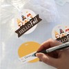 Big Dot of Happiness Fall Gnomes - Autumn Harvest Party Clear Goodie Favor Bags - Treat Bags With Tags - Set of 12 - 3 of 4