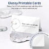 Avery Printable Tent Cards, 2" x 3.5", Glossy White, 40ct - 2 of 4