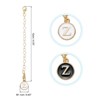 Unique Bargains Letter Accessories for Stanley Tumbler Cup Initial Name ID Personalized Charm 2 Pcs Z - 2 of 4
