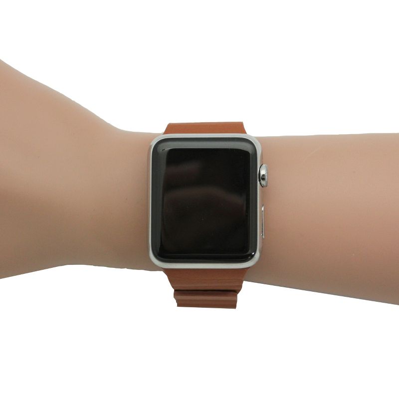 Olivia Pratt Unisex Magnetic Leather Apple Watch Band, 6 of 7