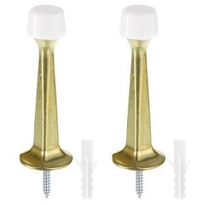 Unique Bargains Zinc Alloy Durable Adjustable Easy to Install Door Stop - 1 of 4