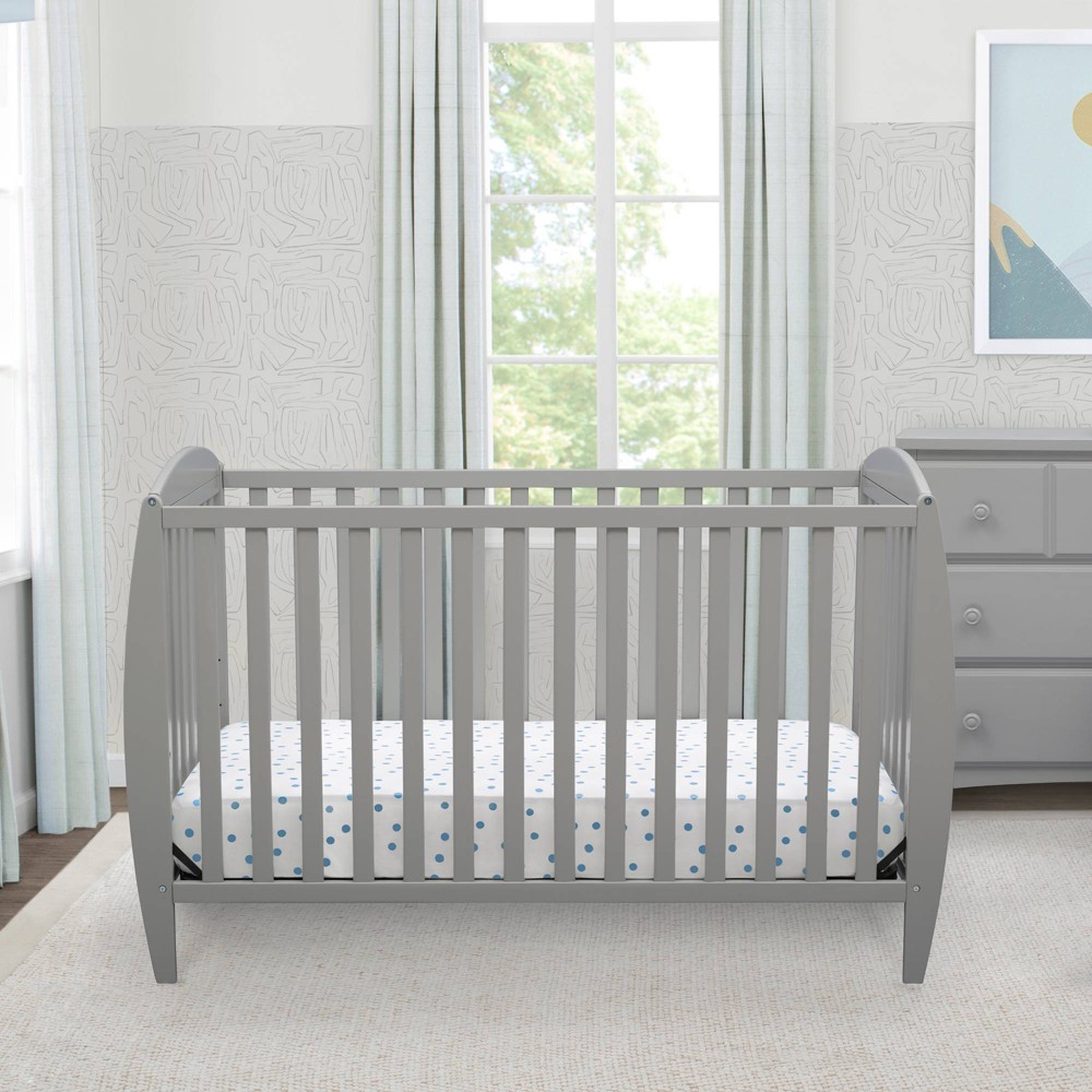 Delta Children Taylor 4-in-1 Convertible Baby Crib - Gray