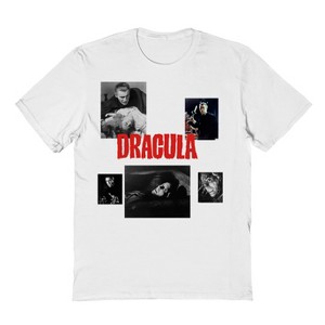 Horror Line Men Dracula Collage Short Sleeve Graphic Cotton T-Shirt - 1 of 4
