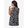 Jessica London Women's Plus Size Georgette Tunic Tank - 3 of 4