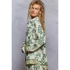 I am a Fashion Junky POL Button Down Floral Long Sleeve Shirt - 3 of 4