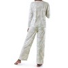 Fruit of the Loom Women's and Women's Plus Long Sleeve Pajama Set - 2 of 4