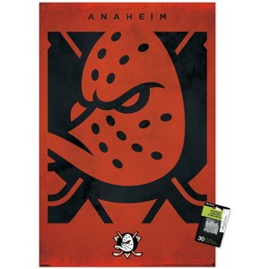 Trends International NHL Anaheim Ducks - Logo 25 Unframed Wall Poster Prints - 1 of 4