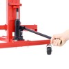 NAYSAYE Hand Truck Dolly with Hydraulic Tire Jack for Garage and Workshop, Red, 22.4"*24.25"*44" - 4 of 4