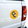 Colorado College Secondary Logo Automotive Car Window Locker Circle Bumper Sticker - 4 of 4