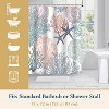 LunaLulinlk Ocean Coastal Shower Curtain with Hooks - 4 of 4