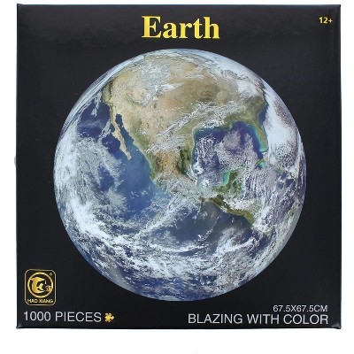 Details about   Jigsaw Puzzle 1000 Pieces Round Earth Puzzles Educational Puzzle Adult Kids Toy