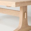 Pedestal Wood Coffee Table - Natural - Hearth & Hand™ with Magnolia - image 4 of 4