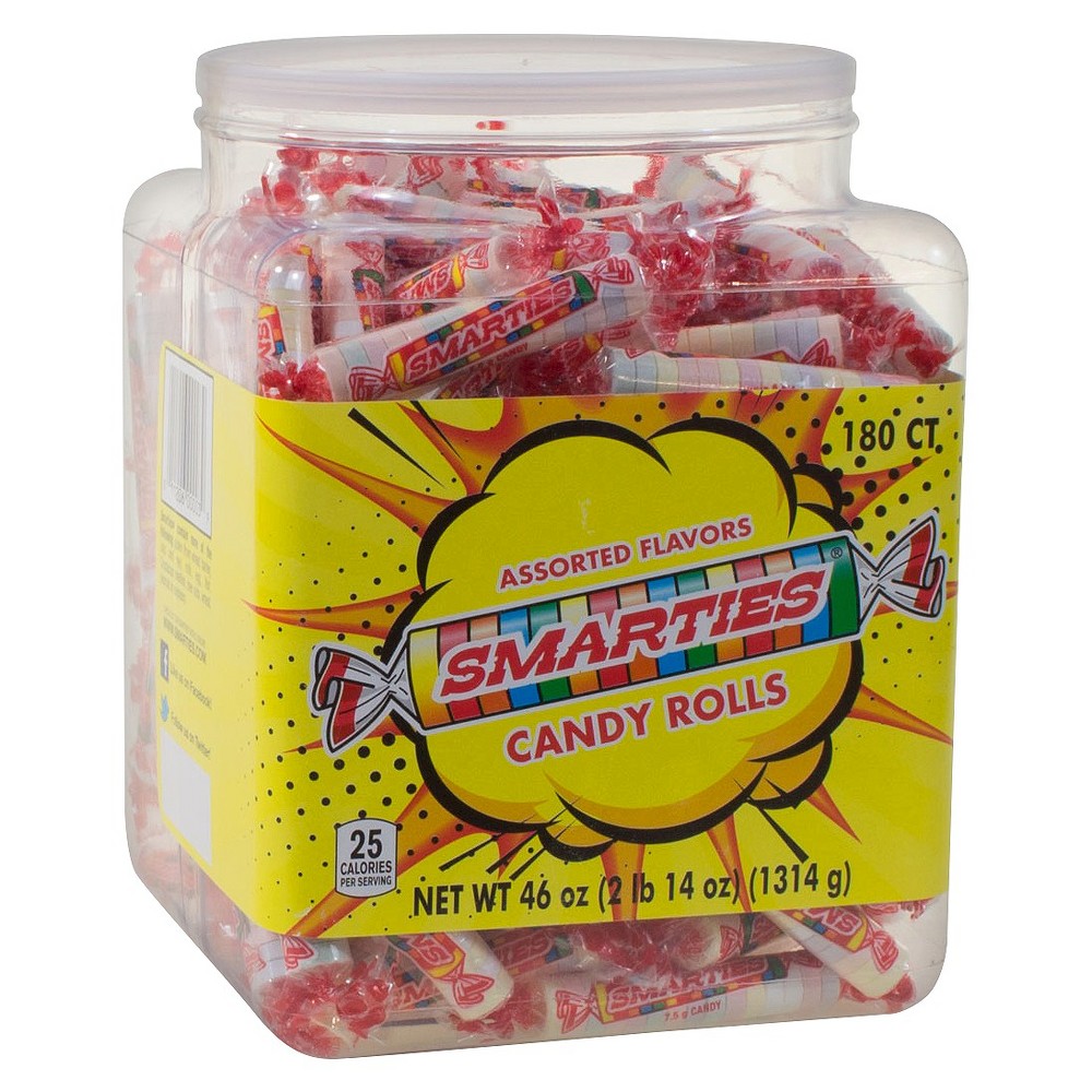 UPC 011206000039 product image for Smarties Assorted Flavors Candy Rolls 180 ct | upcitemdb.com