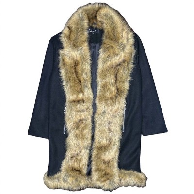 Gender Neutral Unisex Long Fur Coat - Switch Remarkable
