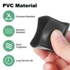 Unique Bargains Rectangle PVC Durable Anti-Slip Furniture Leg Caps - 2 of 4