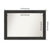 Amanti Art Attic Aged Non-Beveled Wood Framed Bathroom Vanity Wall Mirror - 3 of 4