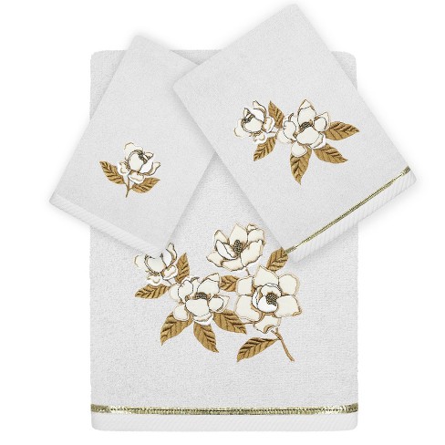 Linum Home Textiles Terry Bath Towel in White (Set of 4)