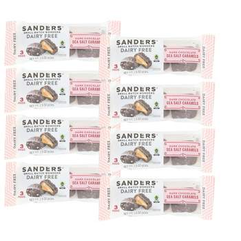 Sanders Dairy Free Dark Chocolate Sea Salt Caramels - Case of 8/1.5 oz