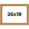PosterPalooza | Contemporary Gold Picture Frame - UV Acrylic, Backing Board, Hanging Hardware Included - 2 of 4