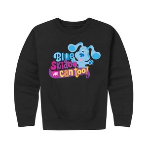 Boys' - Blue's Clues & You! - Toddler And Youth Crewneck Fleece Sweatshirt Graphic Long Sleeve Fleece Sweatshirt - 1 of 4