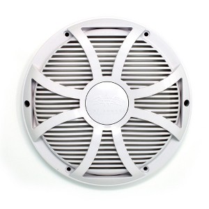 Wet Sounds REVO 10 SW-W GRILL White SW Closed Style Grill for the REVO 10 Inch Marine Subwoofer - 1 of 1