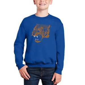 LA Pop Art Beast Mode - Boy's Word Art Crewneck Sweatshirt - 1 of 3