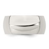 Black Bow Jewelry Men's 9mm Sterling Silver Half Round Standard Fit Band - 3 of 4