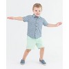 RuggedButts Baby Short Sleeve Button Down Shirt - 3 of 4