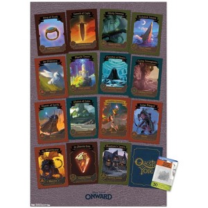 Trends International Disney Pixar Onward - Cards Unframed Wall Poster Prints - 1 of 4