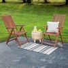 Northlight 3.5' x 2.25' Cream and Black Twisted Textured Handloom Woven Outdoor Throw Rug - 2 of 4