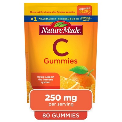 Nature Made Vitamin C Gummy Pouch - 80ct