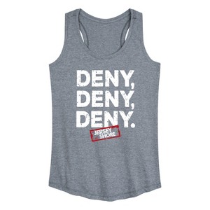 Women's - Jersey Shore - Deny Deny Deny Graphic Racerback Tank - 1 of 4