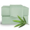 4 Piece Viscose from Bamboo Cooling sheets Ultra Soft 100% Organic Deep Pocket Luxury Bed Sheets with Pillowcases - Lux Decor Collection - 2 of 4