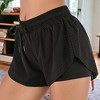 Anna-Kaci Active Women's Running Shorts Double Layer Fitness Workout Athletic Shorts - 3 of 4