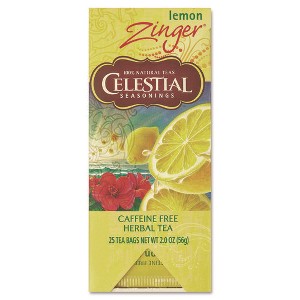 Celestial Seasonings Tea, Herbal Lemon Zinger, 25/Box - 1 of 1