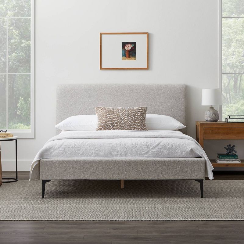 Dillon Modern Upholstered Bed with Metal Legs - New Heights, 3 of 9