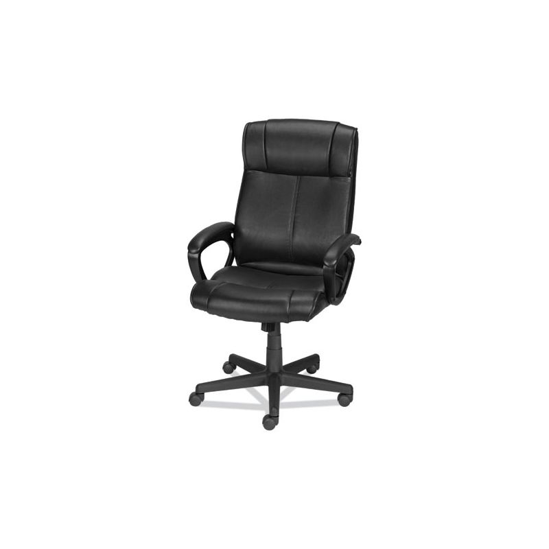 Alera Alera Dalibor Series Manager Chair, Supports Up to 250 lb, 17.5" to 21.3" Seat  Height, Black Seat/Back, Black Base, 5 of 6
