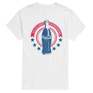 Men's - Coca-Cola - Stars Delicious Refreshing Short Sleeve Graphic T-Shirt - 1 of 4