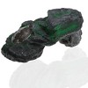 Unique Bargains Resin Tortoise Rock Turtle Basking Platform 10.8"x5.4"x3.6" Black Green 1 Pcs - 2 of 4
