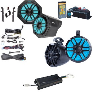 Memphis Audio GENPRO4 4 Speaker 300 Watt UTV Audio for Polaris General 2016 and up - 1 of 4