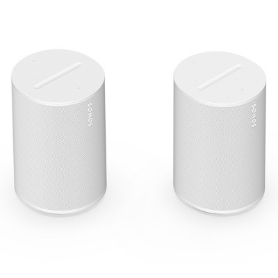 Sonos Era 100 Voice-Controlled Wireless Smart Speakers with Bluetooth,  Trueplay Acoustic Tuning Technology, & Alexa Built-In - Pair (White)