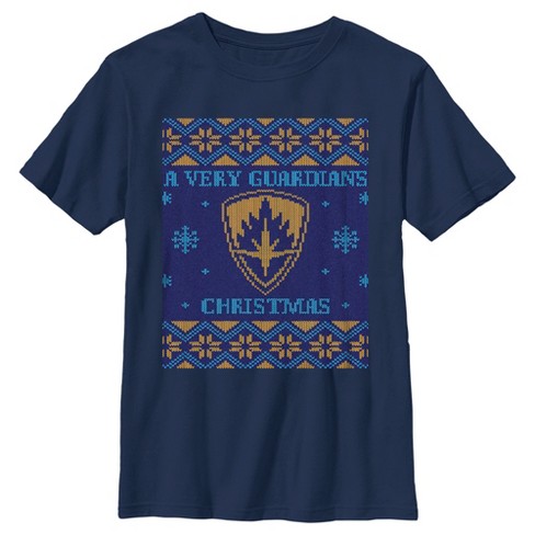 Boy's Guardians of the Galaxy Holiday Special Ugly Christmas Sweater T-Shirt - image 1 of 4