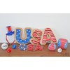 Midlee Star & Stripes 4th of July Dog Ball Toy 4" Pack of 2 (Large) - 3 of 4