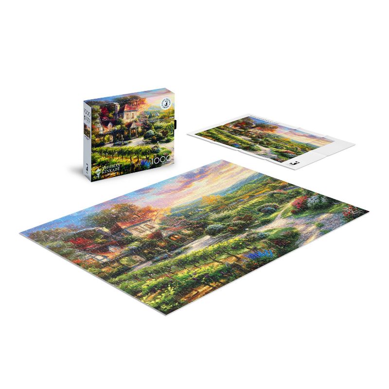 Silver Select Thomas Kinkade Wine Country Living 1000pc Puzzle, 3 of 7