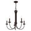 Livex Lighting Estate 5 - Light Chandelier in  Bronze - 4 of 4