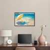 Art Remedy Morning Beach View Colorful Coastal Wall Art Framed - 2 of 4